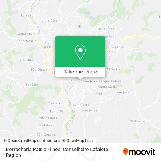 Borracharia País e Filhos map