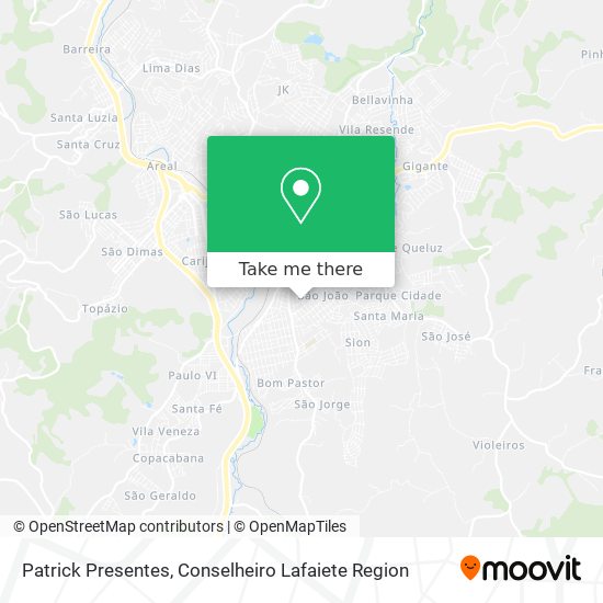 Patrick Presentes map