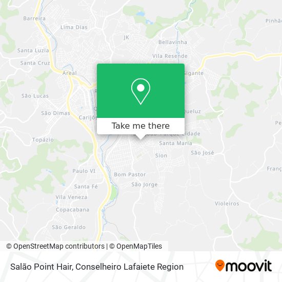Salão Point Hair map