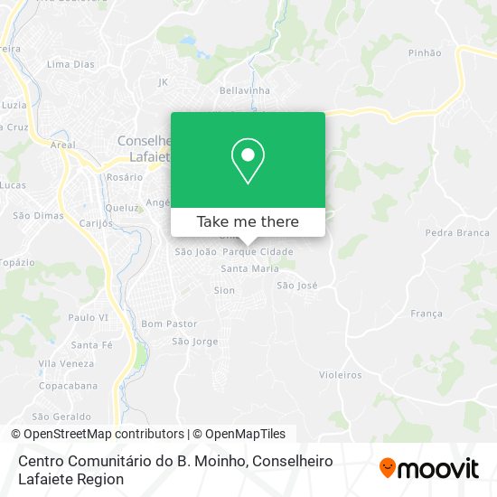 Centro Comunitário do B. Moinho map