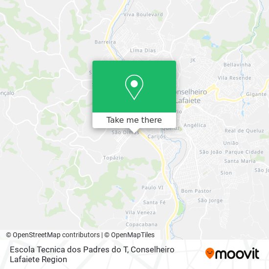 Escola Tecnica dos Padres do T map