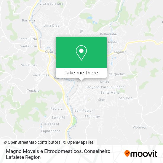 Magno Moveis e Eltrodomesticos map