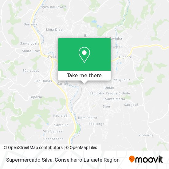 Supermercado Silva map