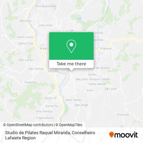 Studio de Pilates Raquel Miranda map