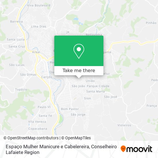 Espaço Mulher Manicure e Cabelereira map