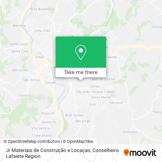 Jr Materiais de Construção e Locaçao map