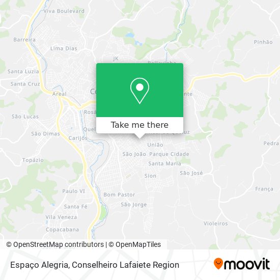 Espaço Alegria map