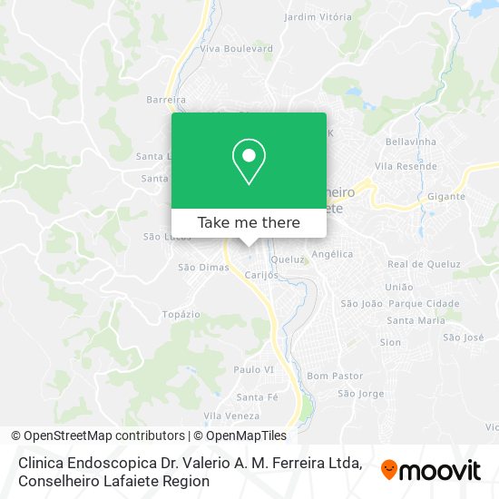 Clinica Endoscopica Dr. Valerio A. M. Ferreira Ltda map