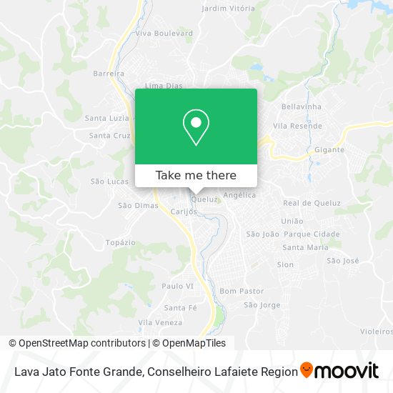 Lava Jato Fonte Grande map