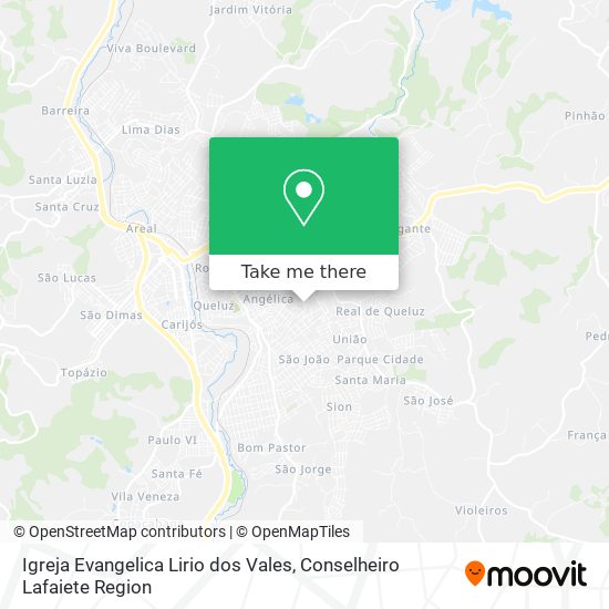 Igreja Evangelica Lirio dos Vales map