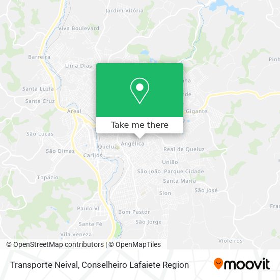 Transporte Neival map