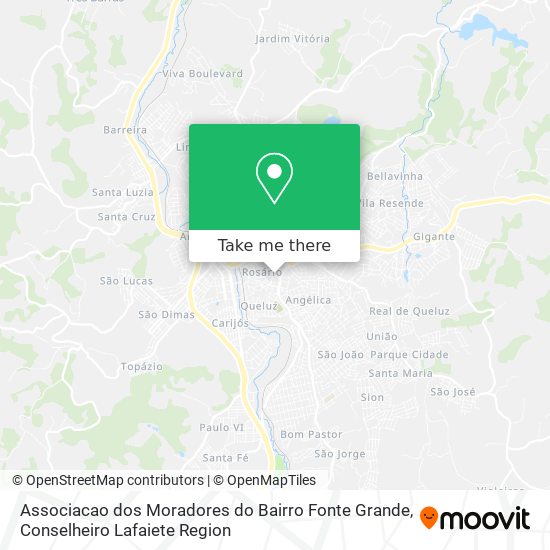 Associacao dos Moradores do Bairro Fonte Grande map