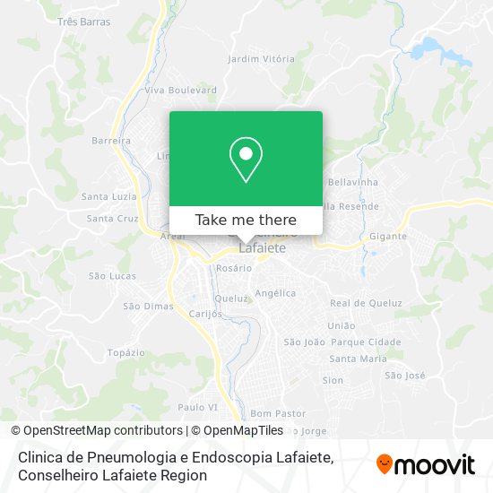 Clinica de Pneumologia e Endoscopia Lafaiete map