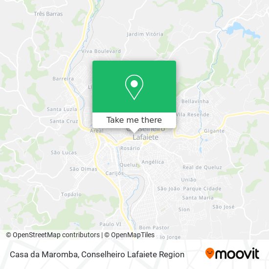 Casa da Maromba map