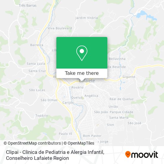 Mapa Clipai - Clínica de Pediatria e Alergia Infantil