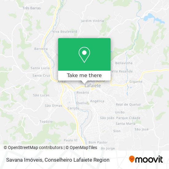 Savana Imóveis map