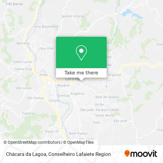 Chácara da Lagoa map