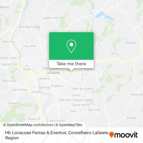 Hb Locacoes Festas & Eventos map