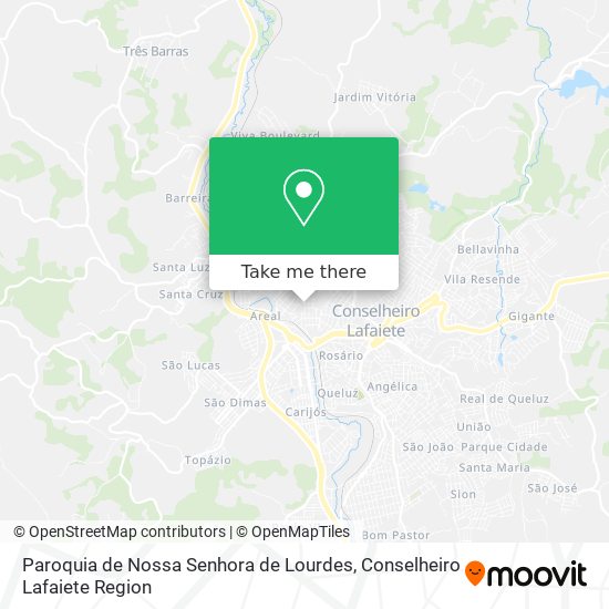 Paroquia de Nossa Senhora de Lourdes map