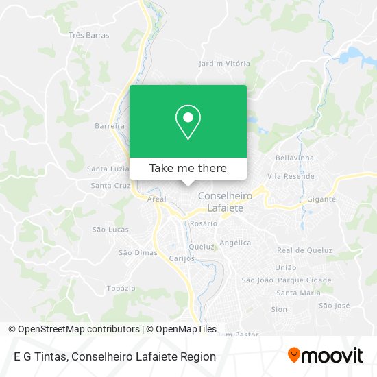 E G Tintas map