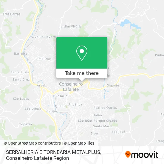 SERRALHERIA E TORNEARIA METALPLUS map