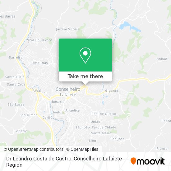 Dr Leandro Costa de Castro map