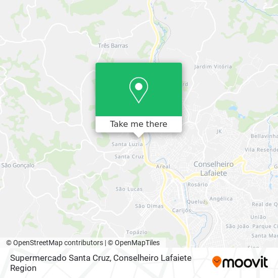 Supermercado Santa Cruz map