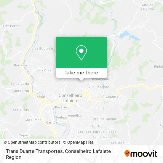 Trans Duarte Transportes map