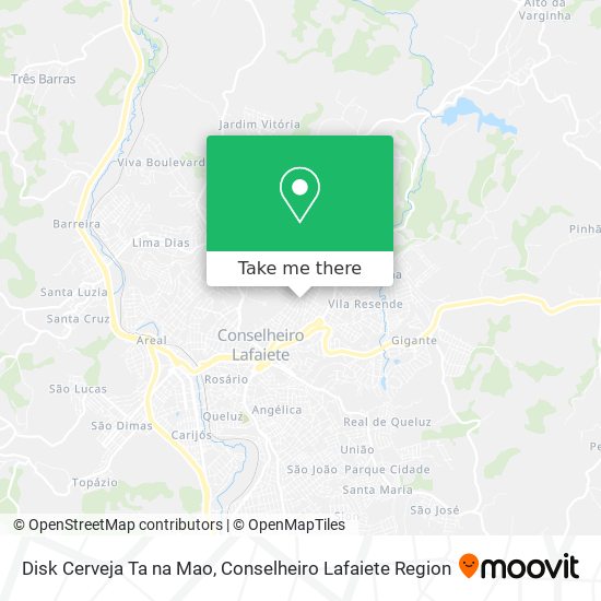 Disk Cerveja Ta na Mao map