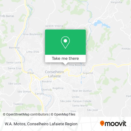 W.A. Motos map