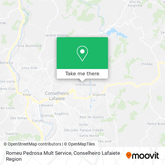 Romeu Pedrosa Mult Service map