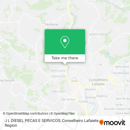 J L DIESEL PECAS E SERVICOS map