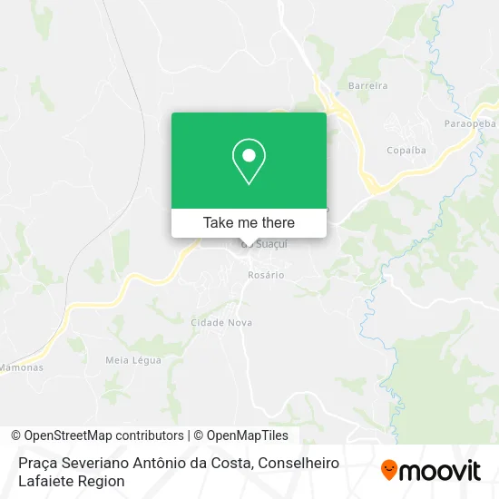 Praça Severiano Antônio da Costa map