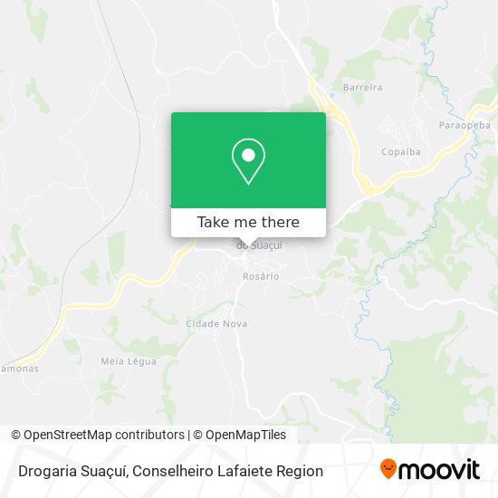 Drogaria Suaçuí map