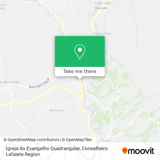 Igreja do Evangelho Quadrangular map