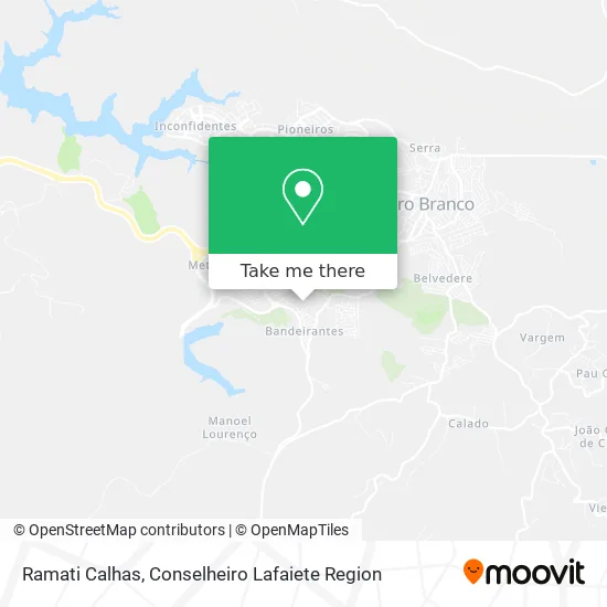 Ramati Calhas map