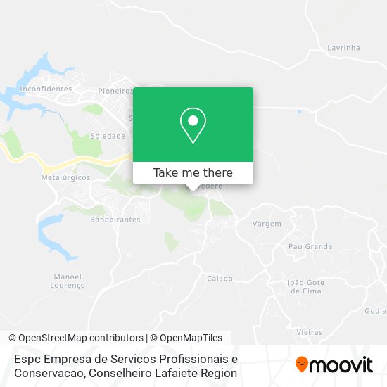 Espc Empresa de Servicos Profissionais e Conservacao map