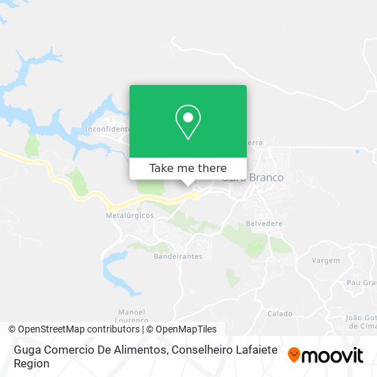 Guga Comercio De Alimentos map