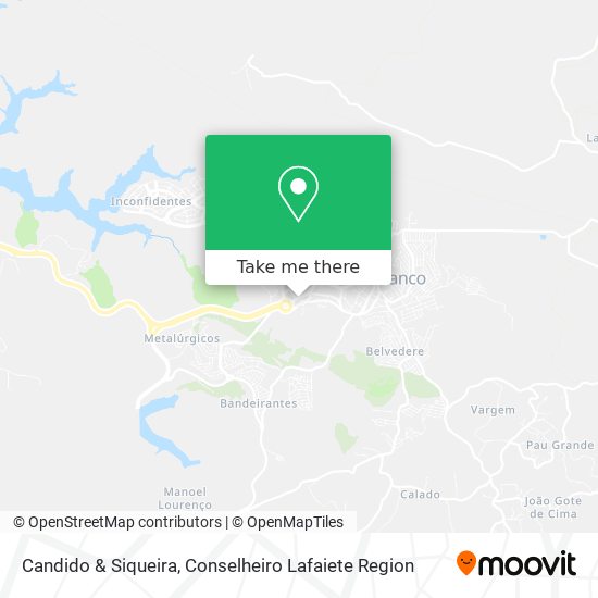 Candido & Siqueira map