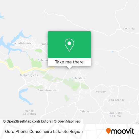 Ouro Phone map