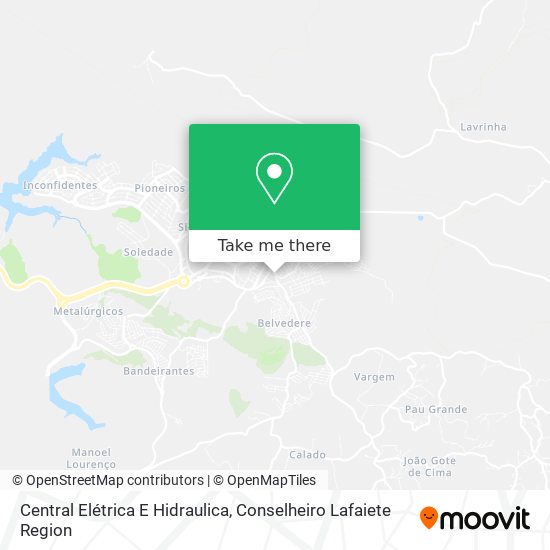 Central Elétrica E Hidraulica map