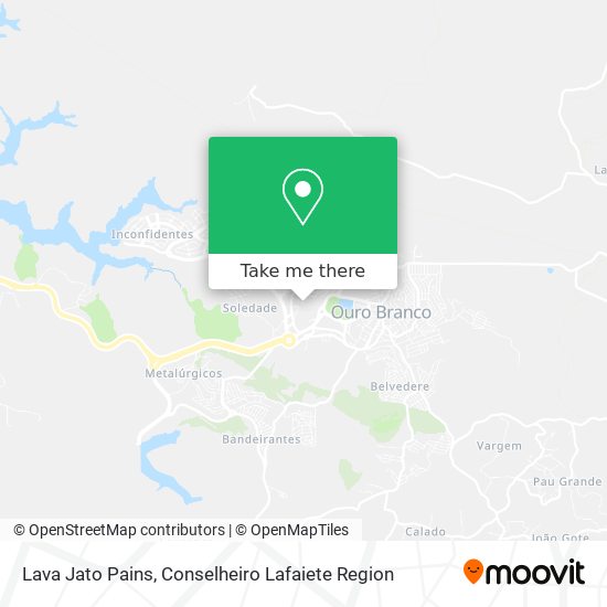 Lava Jato Pains map