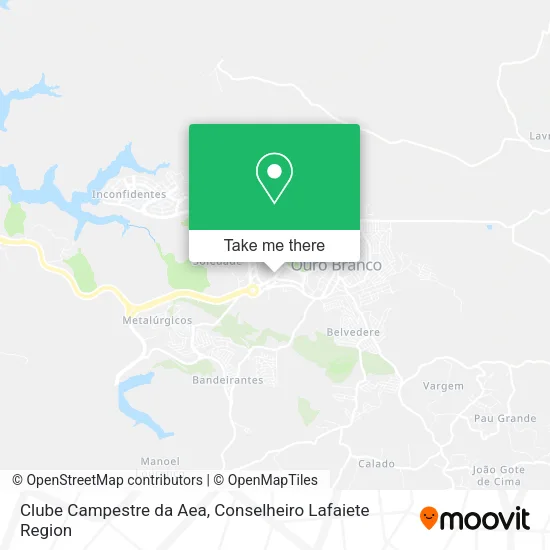 Clube Campestre da Aea map