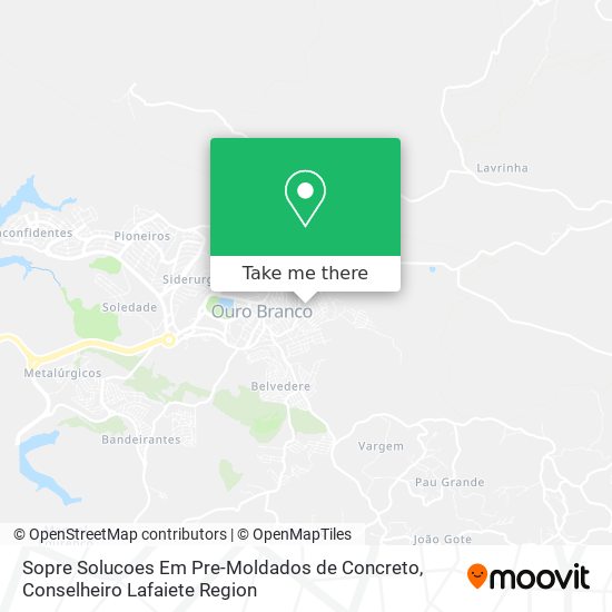 Sopre Solucoes Em Pre-Moldados de Concreto map