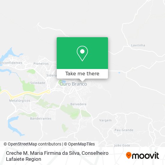 Mapa Creche M. Maria Firmina da Silva