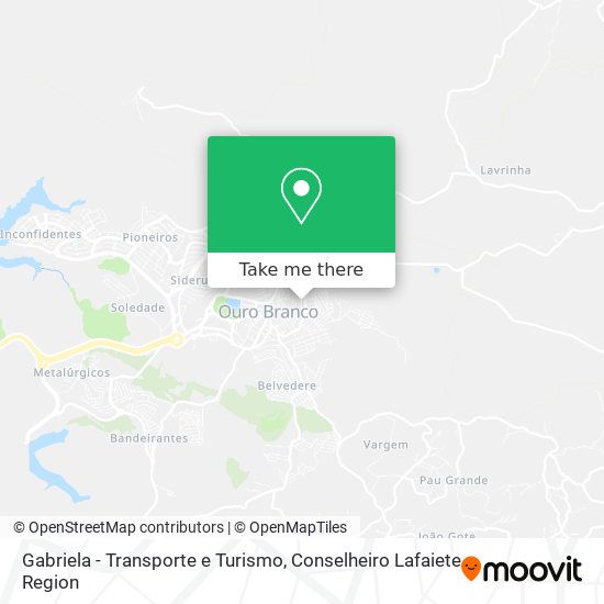 Gabriela - Transporte e Turismo map