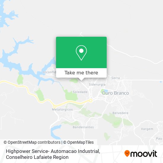 Mapa Highpower Service- Automacao Industrial