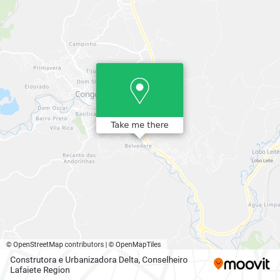Construtora e Urbanizadora Delta map