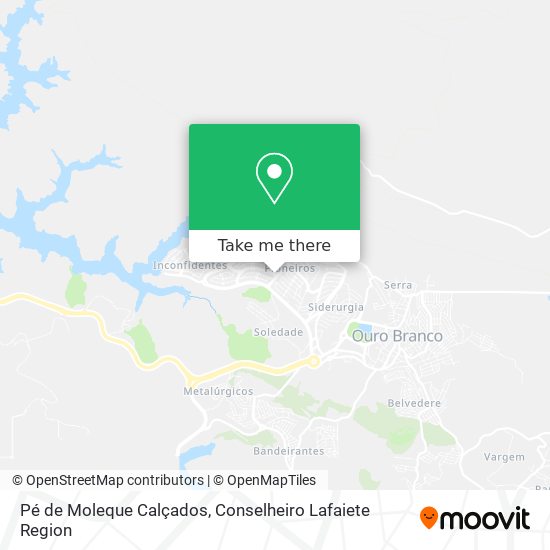 Mapa Pé de Moleque Calçados