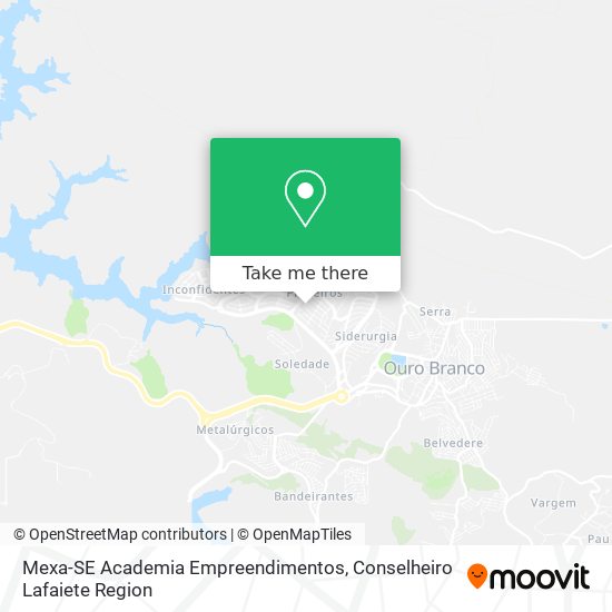 Mapa Mexa-SE Academia Empreendimentos